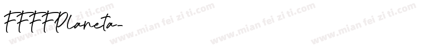 FFFFPlaneta字体转换