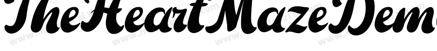 TheHeartMazeDemo字体字体转换