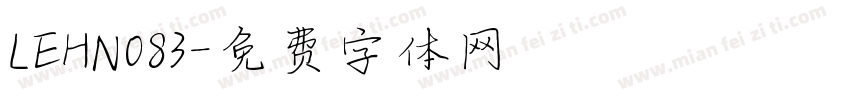 LEHN083字体转换
