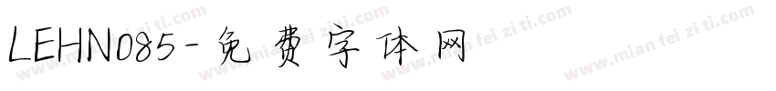 LEHN085字体转换