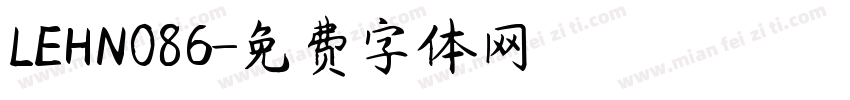 LEHN086字体转换