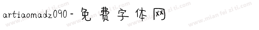 artiaomadz090字体转换