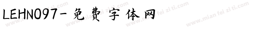 LEHN097字体转换