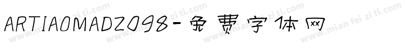 ARTIAOMADZ098字体转换