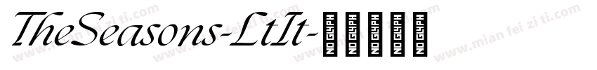 TheSeasons-LtIt字体转换