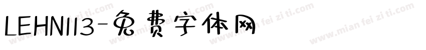 LEHN113字体转换