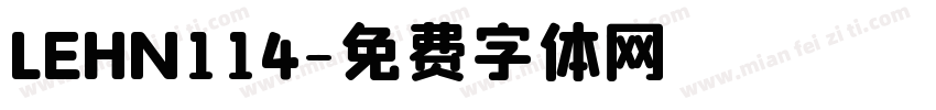 LEHN114字体转换