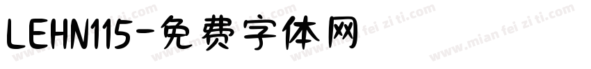 LEHN115字体转换