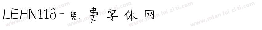 LEHN118字体转换