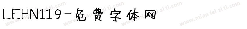 LEHN119字体转换