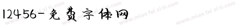 12456字体转换