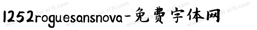 1252roguesansnova字体转换