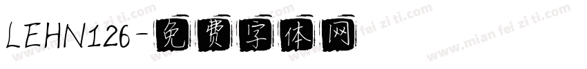 LEHN126字体转换