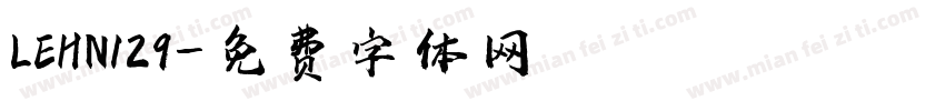 LEHN129字体转换