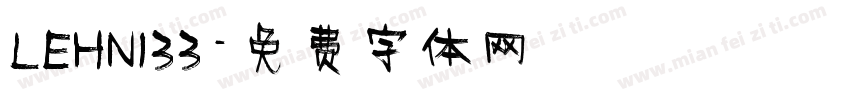 LEHN133字体转换