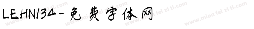 LEHN134字体转换