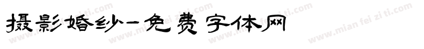 摄影婚纱字体转换