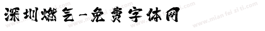 深圳燃气字体转换