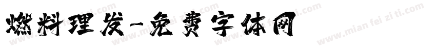 燃料理发字体转换