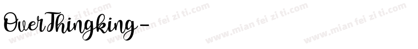 OverThingking字体转换
