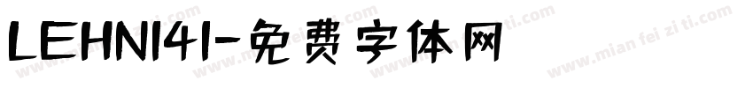 LEHN141字体转换