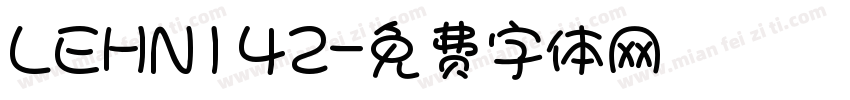 LEHN142字体转换