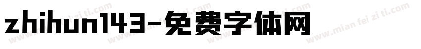 zhihun143字体转换