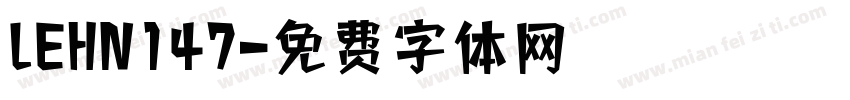 LEHN147字体转换