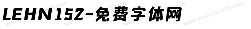 LEHN152字体转换