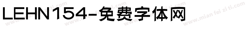 LEHN154字体转换