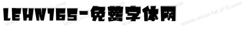 LEHN165字体转换