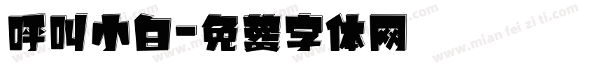 呼叫小白字体转换