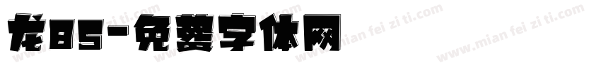 龙85字体转换