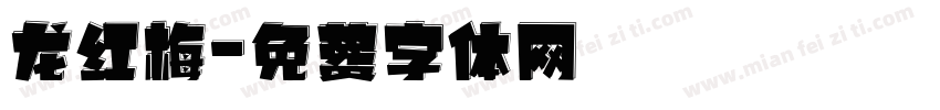 龙红梅字体转换
