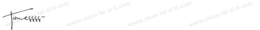 Timessss字体转换