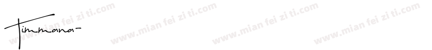 Timmana字体转换