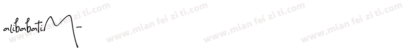 alibabatiM字体转换