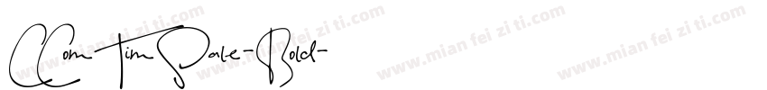 CComTimSale-Bold字体转换