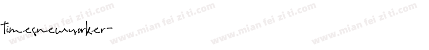 timesnewyorker字体转换