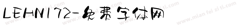 LEHN172字体转换