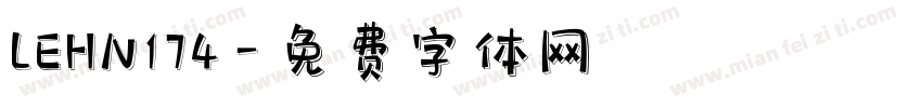 LEHN174字体转换