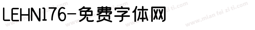 LEHN176字体转换