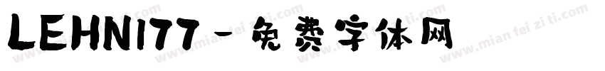 LEHN177字体转换