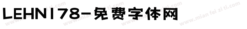 LEHN178字体转换