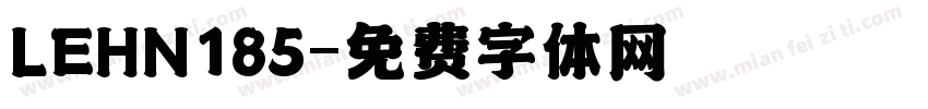 LEHN185字体转换