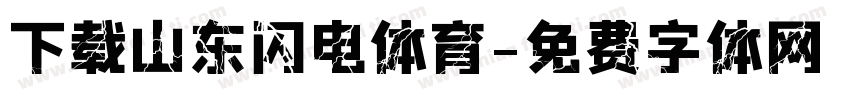 下载山东闪电体育字体转换