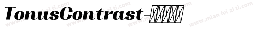 TonusContrast字体转换