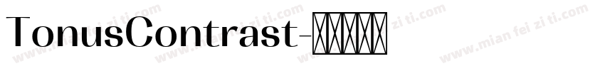TonusContrast字体转换