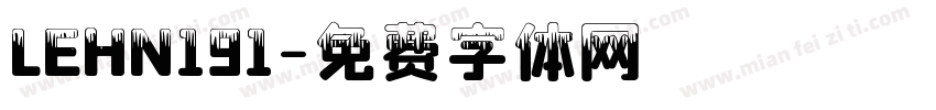 LEHN191字体转换