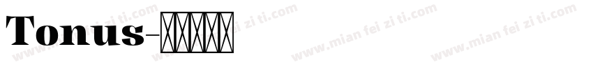 Tonus字体转换